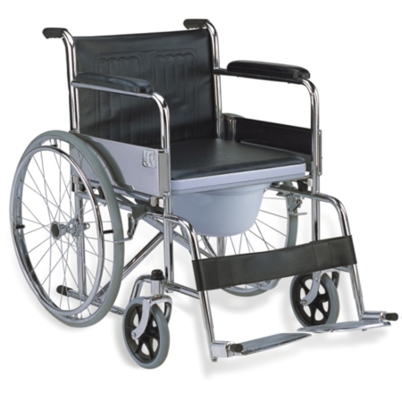 Wheelchair with Commode