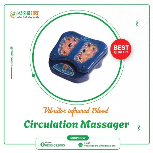 Vibrator infrared blood circulation massager