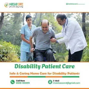 home nurse for disabled patient Dhaka