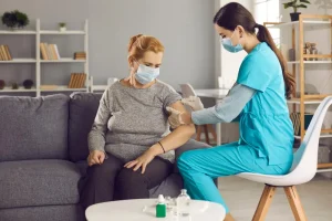 Home nurse for injection