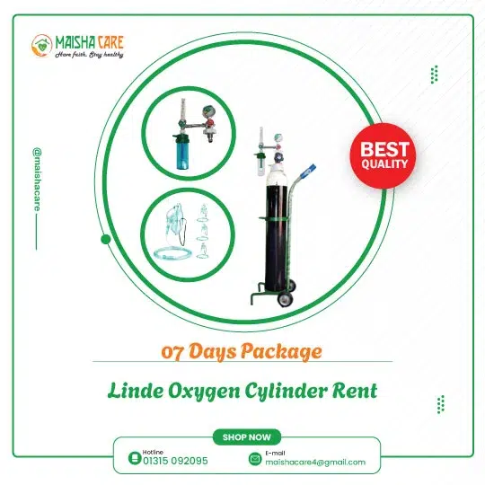 Linde Oxygen Cylinder Rental Service in Dhaka - 7 Days Package