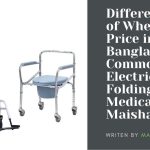 Different Types of Wheelchair Price in Bangladesh | Commode, Electric, Folding, Medical | Maisha Care