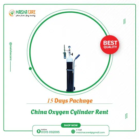 Oxygen Cylinder Rental in Dhaka for 15 Days