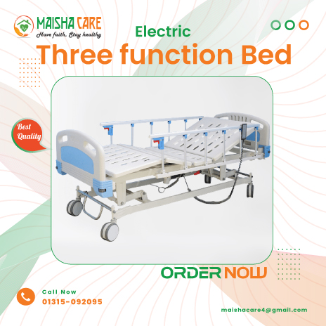 Patient Bed Three Function Electric