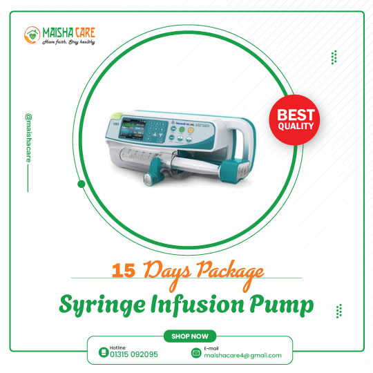 Syringe Infusion Pump Rent for 15 Days Package
