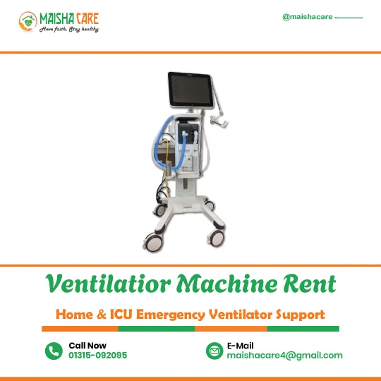 ICU Ventilator for Rent in Dhaka