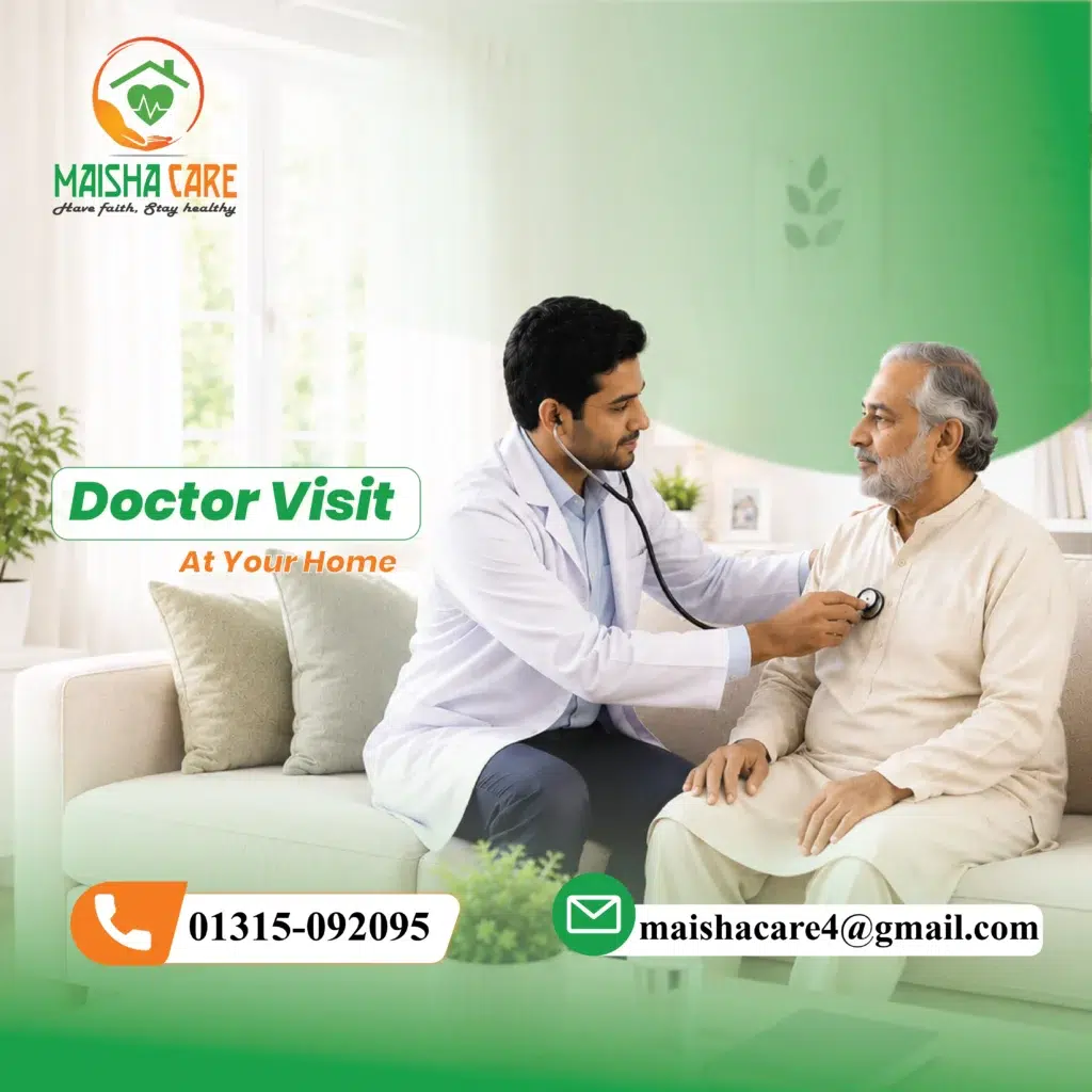 Professional Doctor Providing Home care services