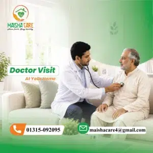 Professional Doctor Providing Home care services