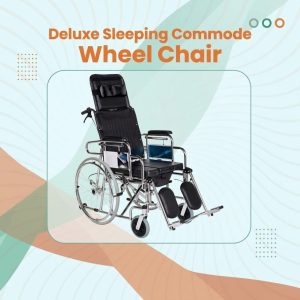 Deluxe reclining commode wheelchair, Full-reclining commode wheelchair, Premium sleeping commode chair, Heavy-duty reclining wheelchair with commode, Reclining medical transfer chair with commode,